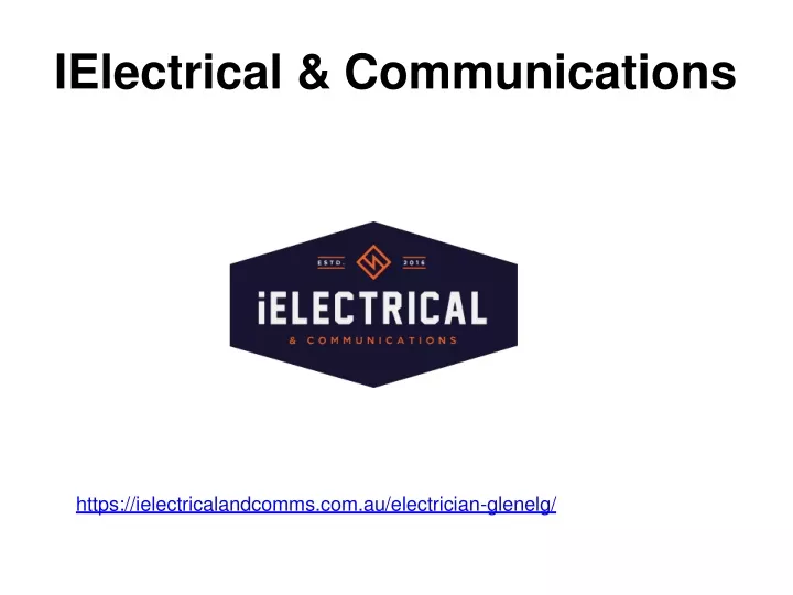 ielectrical communications