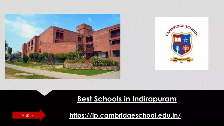 PPT - Best Schools In Indirapuram PowerPoint Presentation, Free ...