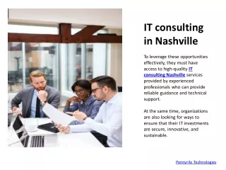 IT consulting in Nashville