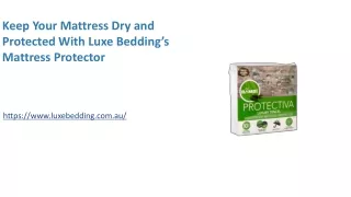 Keep Your Mattress Dry and Protected With Luxe Bedding’s Mattress Protector