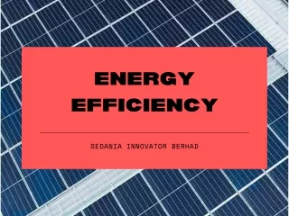 Energy Efficiency