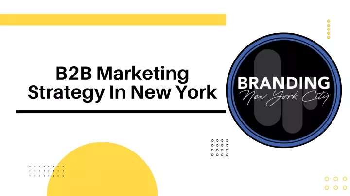 b2b marketing strategy in new york