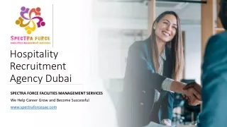 Hospitality Recruitment Agency Dubai​