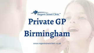 Private GP Birmingham
