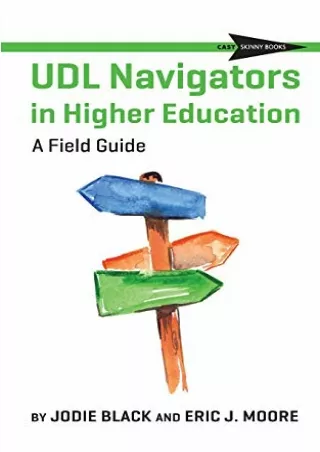 epub download UDL Navigators in Higher Education: A Field Guide
