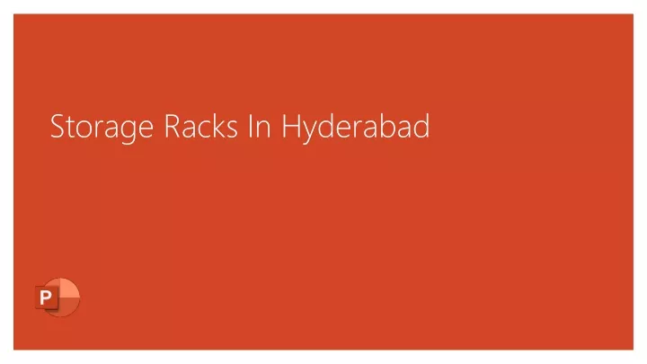 storage racks in hyderabad