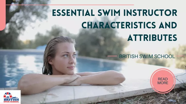 essential swim instructor characteristics and