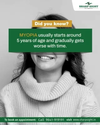 Do you know? Myopia can be controlled by Myopia Control Lense?