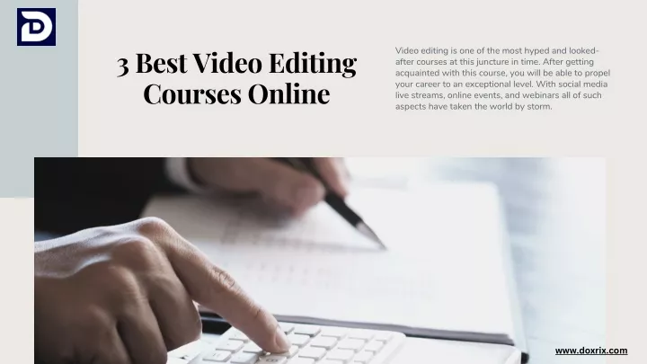 3 best video editing courses online