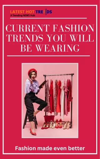 Know About Current Fashion Trends