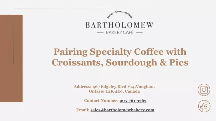 pairing specialty coffee with croissants sourdough pies