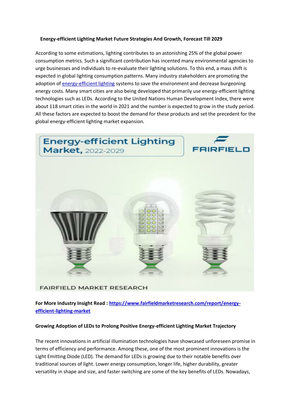 PPT - Energy Efficient Lighting Market PowerPoint Presentation, free ...