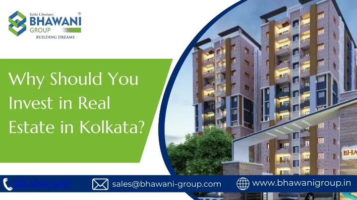 why should you invest in real estate in kolkata