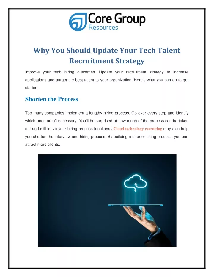 why you should update your tech talent
