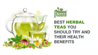 Best Herbal Teas You Should Try And Health Benefits