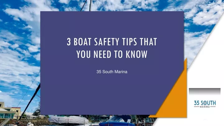 3 boat safety tips that you need to know
