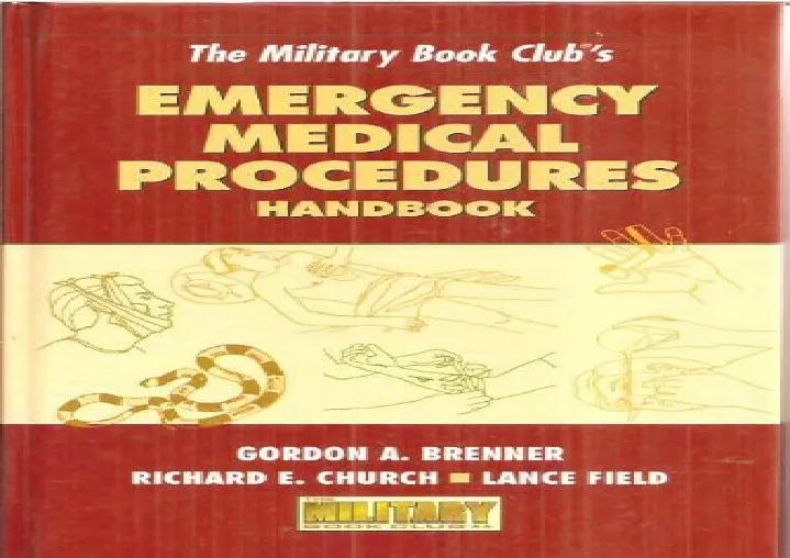 the military book club s emergency medical
