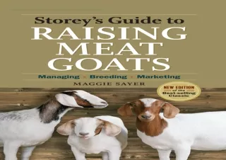 [ebook] ‹download› Storey's Guide to Raising Meat Goats, 2nd Edition: Managing,