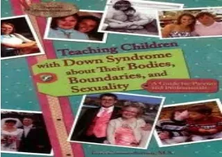 ‹download› [pdf] Teaching Children with Down Syndrome about Their Bodies, Bounda
