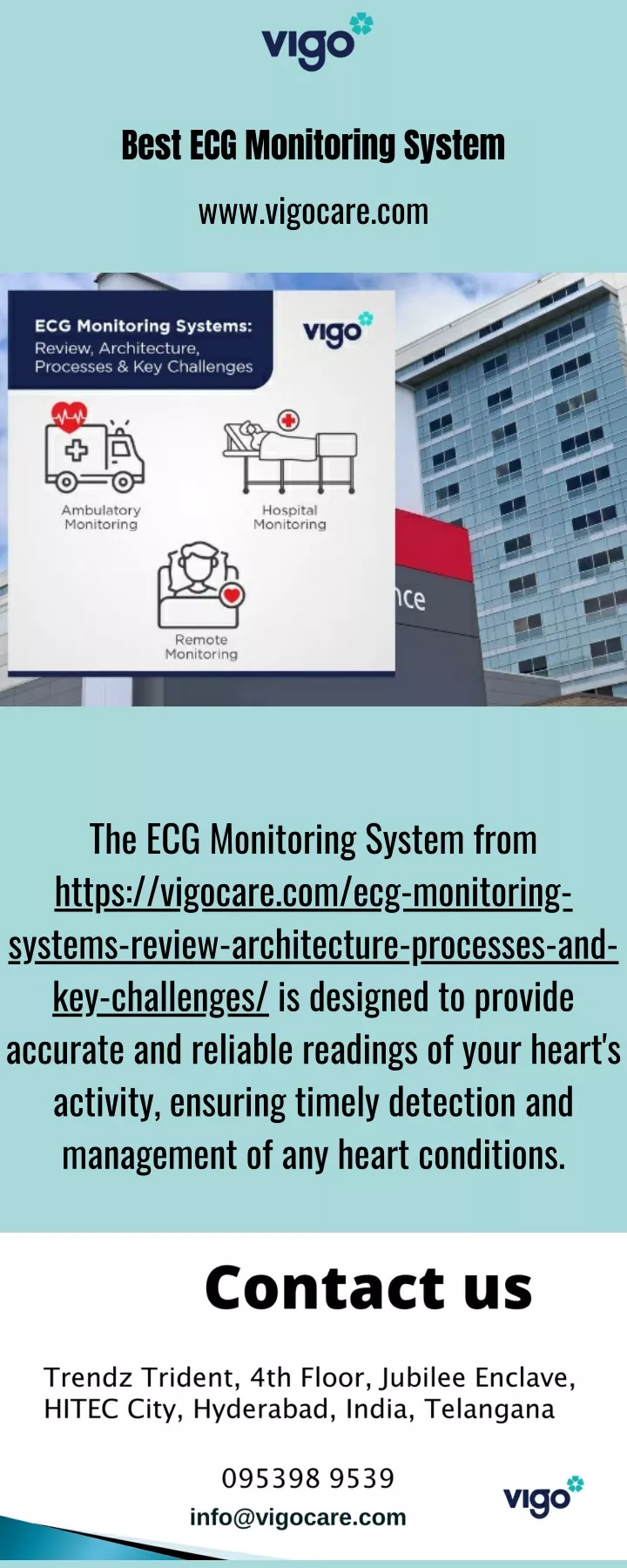 best ecg monitoring system www vigocare com