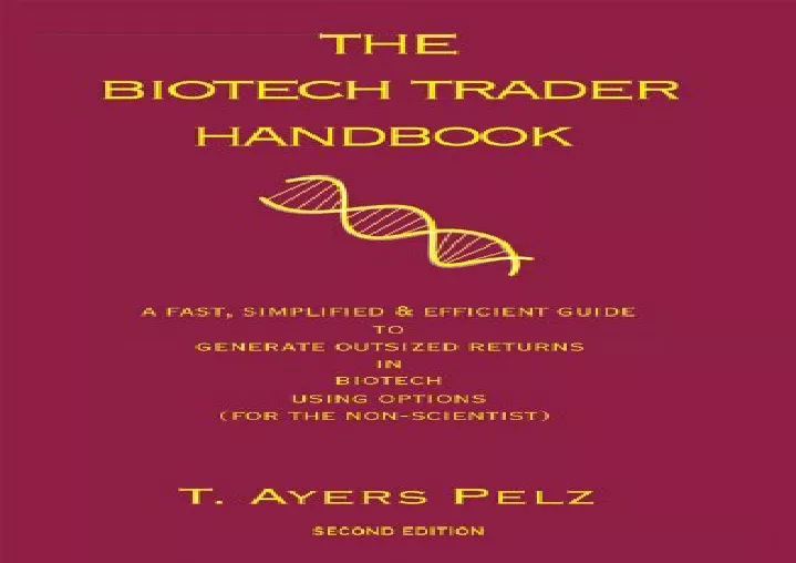 the biotech trader handbook download pdf read