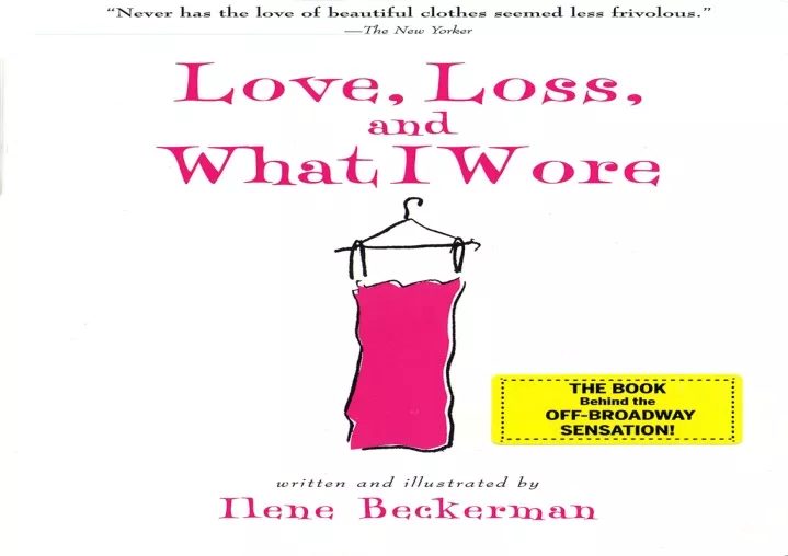 love loss and what i wore download pdf read love