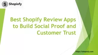 Best Shopify Review Apps to Build Social Proof and Customer Trust