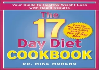 ‹download› book (pdf) The 17 Day Diet Cookbook: 80 All New Recipes for Healthy W