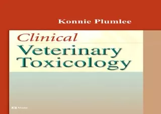 full ‹download› (pdf) Clinical Veterinary Toxicology - E-Book