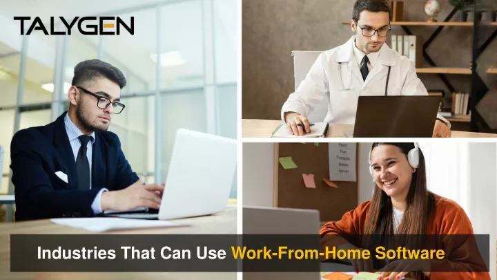 industries that can use work from home software