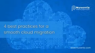 Best Practices for a Smooth Cloud Migration