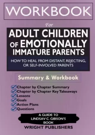 $PDF$/READ/DOWNLOAD Workbook for Adult Children of Emotionally Immature Parents: