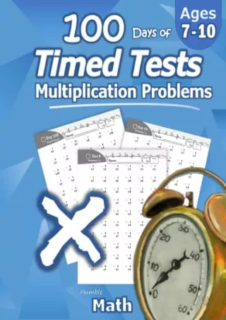 humble math 100 days of timed tests
