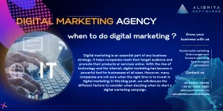 when to do digital marketing