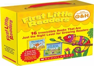 (PDF BOOK) First Little Readers: Guided Reading Levels G & H (Parent Pack): 16 I