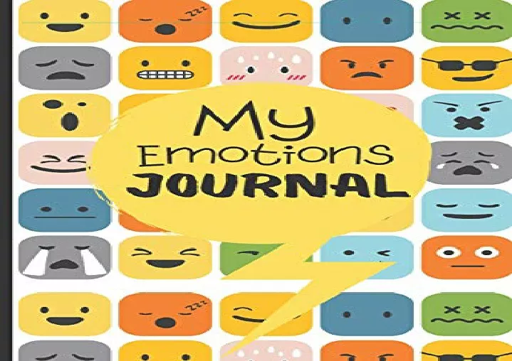 download pdf my emotions journal feelings journal