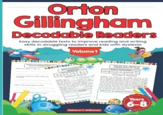 [DOWNLOAD PDF] Orton Gillingham Decodable Readers. Easy decodable texts to impro