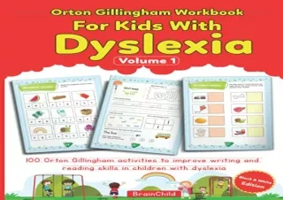 [READ PDF] Orton Gillingham Workbook For Kids With Dyslexia. 100 Orton Gillingha