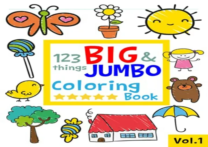 pdf book 123 things big jumbo coloring book