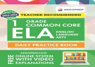 PDF 1st Grade Common Core ELA (English Language Arts): Daily Practice Workbook |