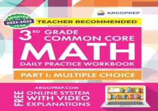 [DOWNLOAD PDF] 3rd Grade Common Core Math: Daily Practice Workbook - Part I: Mul