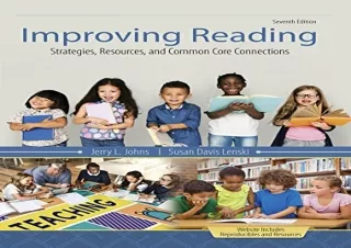 [DOWNLOAD PDF] Improving Reading: Strategies, Resources, and Common Core Connect