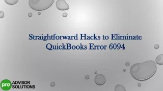 straightforward hacks to eliminate quickbooks