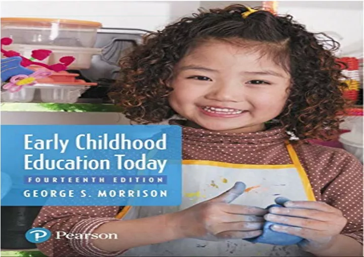 pdf early childhood education today full download