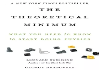 PDF Theoretical Minimum (The Theoretical Minimum) kindle