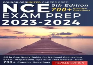 download NCE Exam Prep: All in One Study Guide for National Counselors Exam: Pre