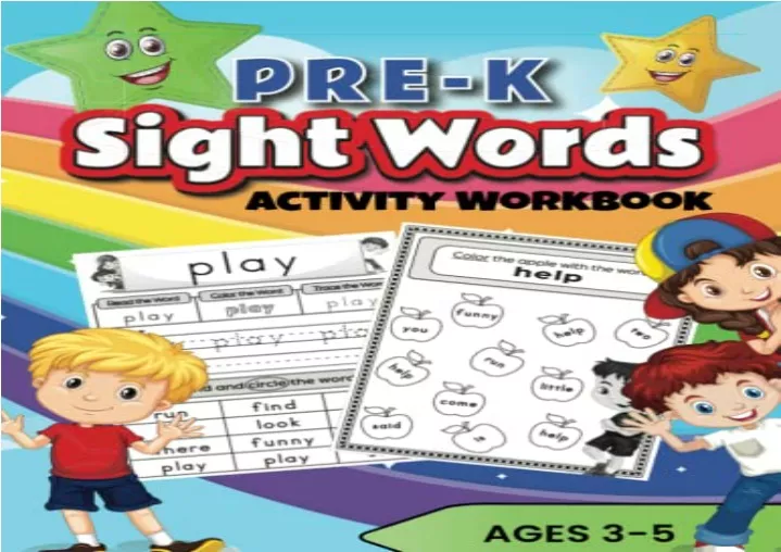 ppt-pdf-book-pre-k-sight-words-activity-workbook-with-the-40-first