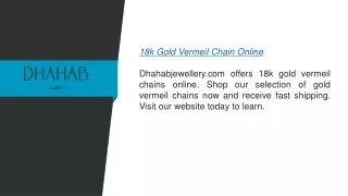 18k gold vermeil chain online dhahabjewellery