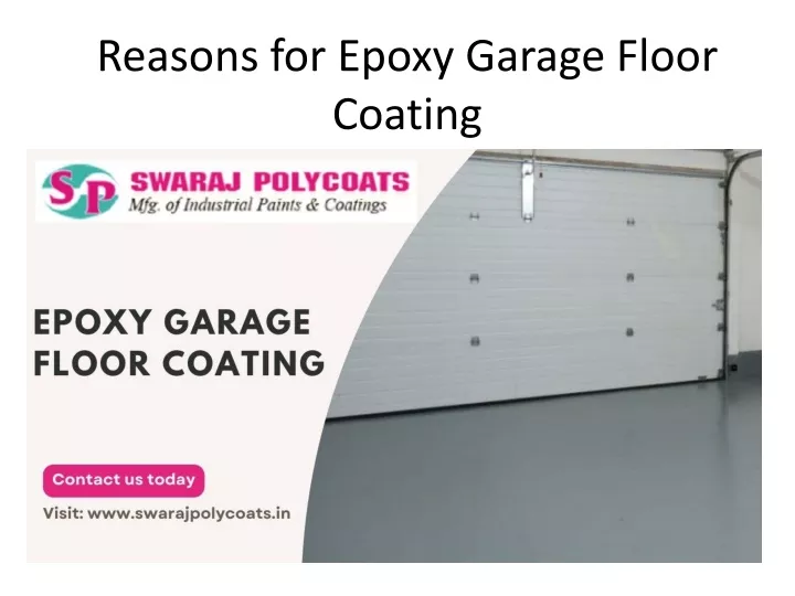 reasons for epoxy garage floor coating