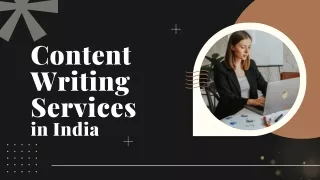 Content Writing Services in India